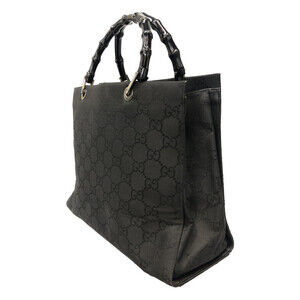 Gucci Leather Bamboo Shoulder Handbag Handle Bag Top